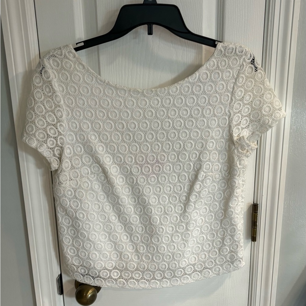 Lilly Pulitzer for Target Lace Tee - Size Medium